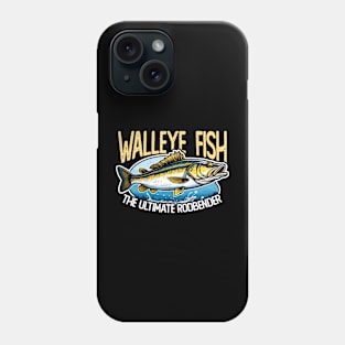 Walleye Fish The Ultimate Rodbender Fishing Lover Phone Case