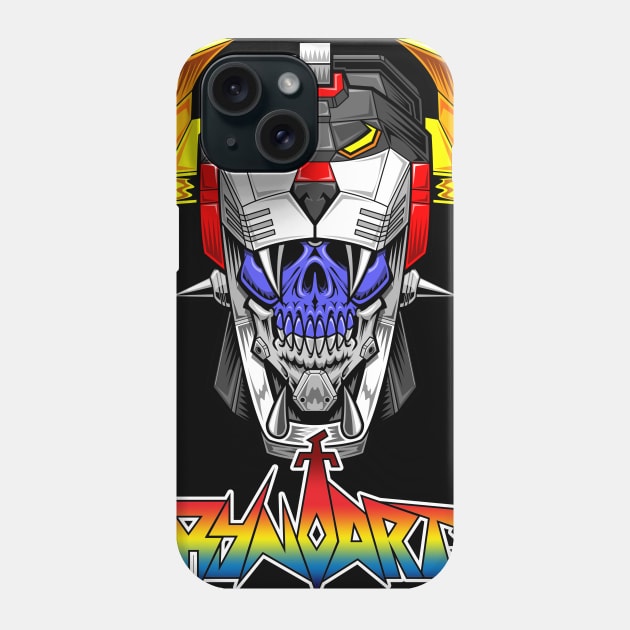 SkulliTron with RynoArts logo Phone Case by RynoArts