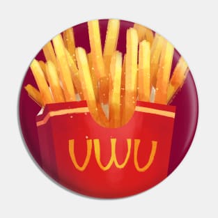 UwU Fries Pin