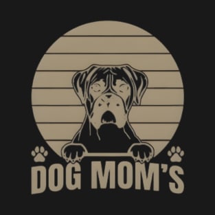 vintage-dog mom's T-Shirt