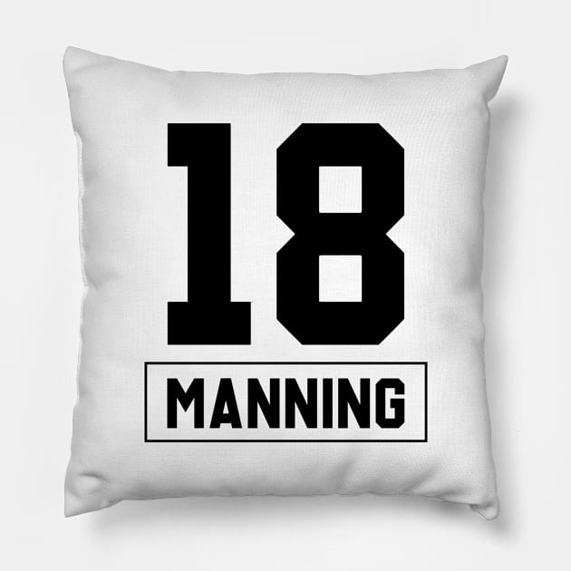 the legendary number 18 of indianapolis Pillow by Cabello's