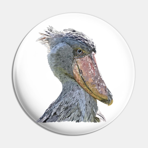 Shoebill Pin by obscurite