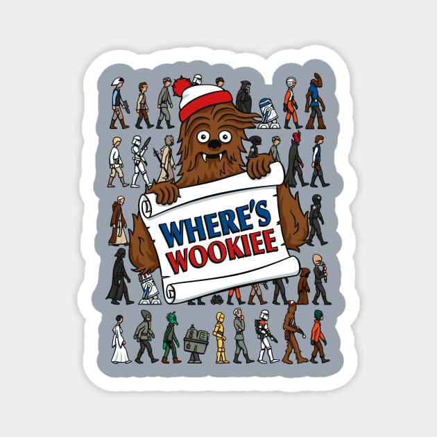 Where's Wookiee Magnet by DoodleDojo