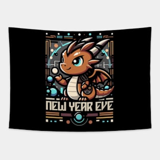 2024 Chinese Dragon Lunar - New Year Happy New Year 2024 Tapestry