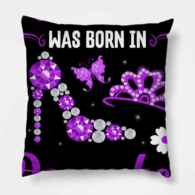 A Queen Was Born In December Happy Birthday To Me Pillow by CoolTees