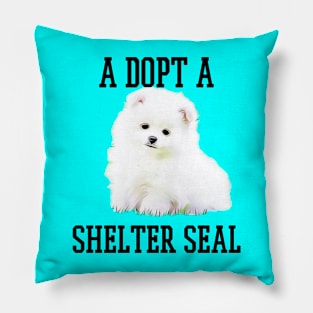 adopt  a shelter seal Pillow