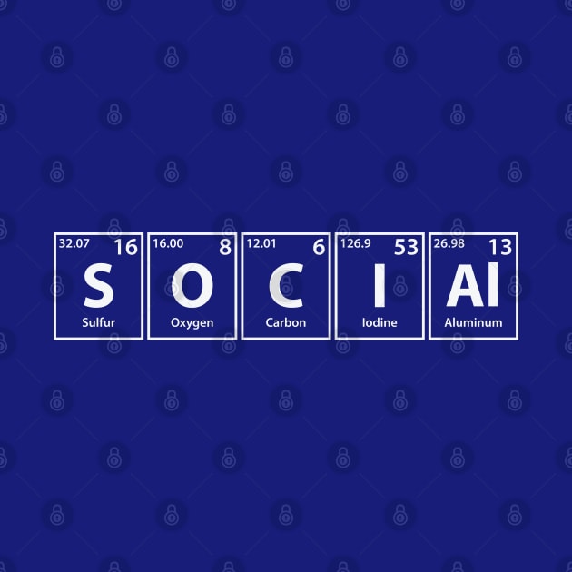 Social (S-O-C-I-Al) Periodic Elements Spelling by cerebrands