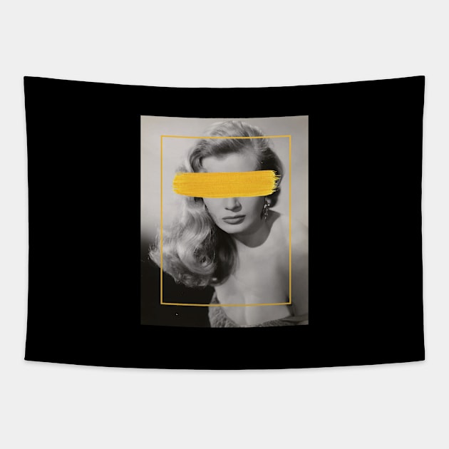 old hollywood minimalist print Tapestry by Art Dysmorphia