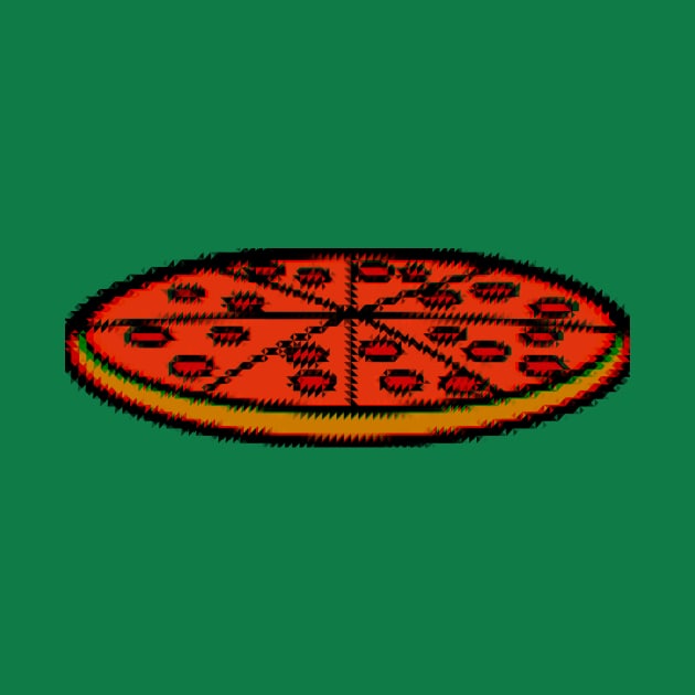 Pixel Pizza | Best Pizza Gift For Pizza Lover by waltzart