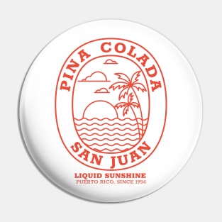 Pina Colada - 1954 - Liquid sunshine Pin