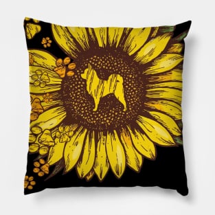 SUNFLOWER CHIHUAHUA MOM Pillow