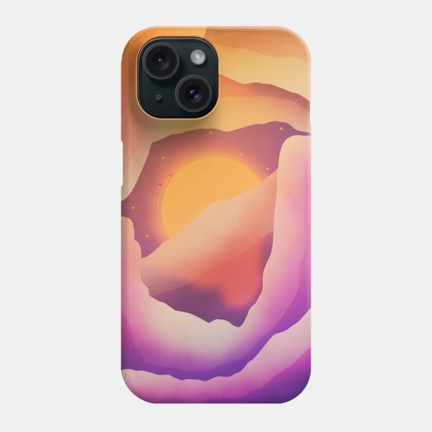 The undiscovered lands Phone Case by Swadeillustrations