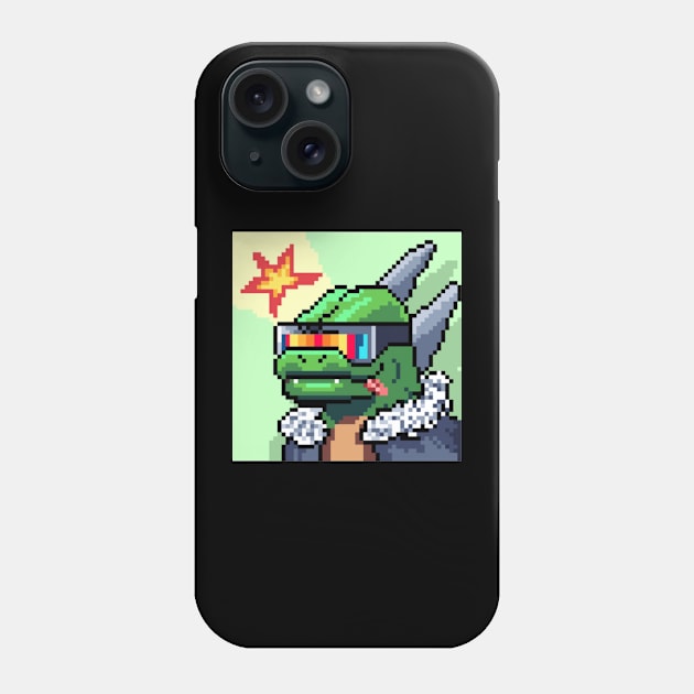 DinoZard Pixel cool Phone Case by DinoZard