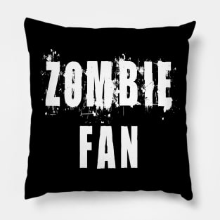 Zombie Fan: Funny Apocalypse T-Shirt Pillow