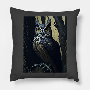 Great Horned Owl Pillow