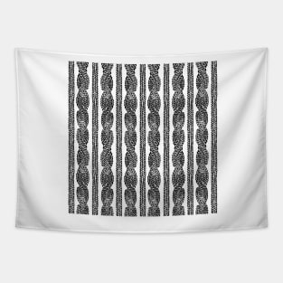 Cable Row White Tapestry