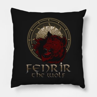 Fenrir the Wolf-A Viking Saga- Norse Mythology-Viking Pillow