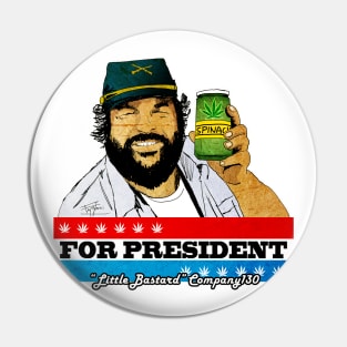 Bud For President Pin