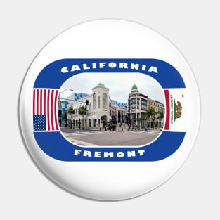 California, Fremont City, USA Pin