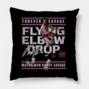 Macho Man Flying Elbow Drop Pillow