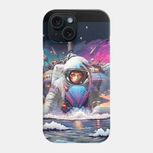 Astronaut Spaceship Phone Case