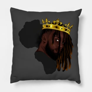 Africa Map, Proud African Man, Black Pride Pillow