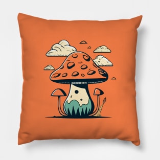 Magic mushrooms Pillow