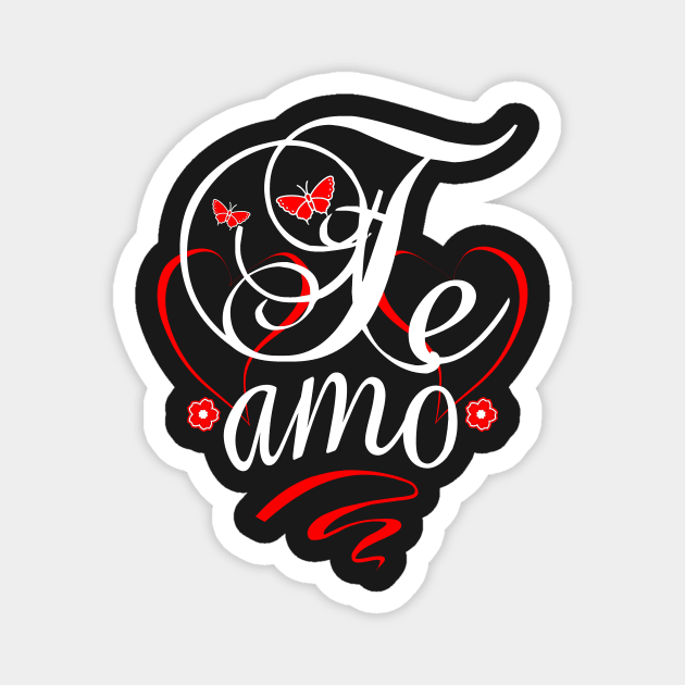 Te Amo Love Magnet by Penciligram