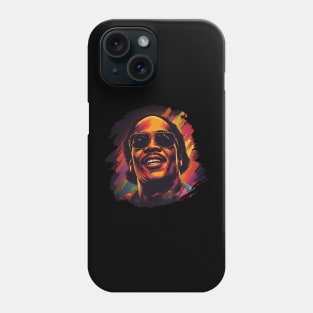 Stevie Wonder in Pop Art Glow Phone Case