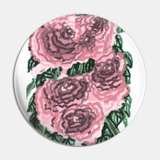 Pink flowers Pin