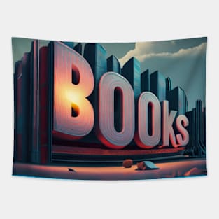 Dark Books Tapestry