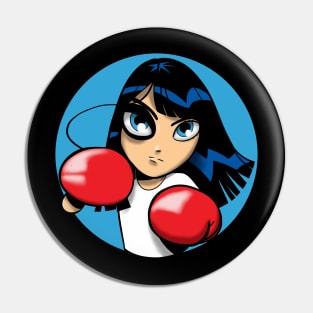 Boxing Girl 2 Pin