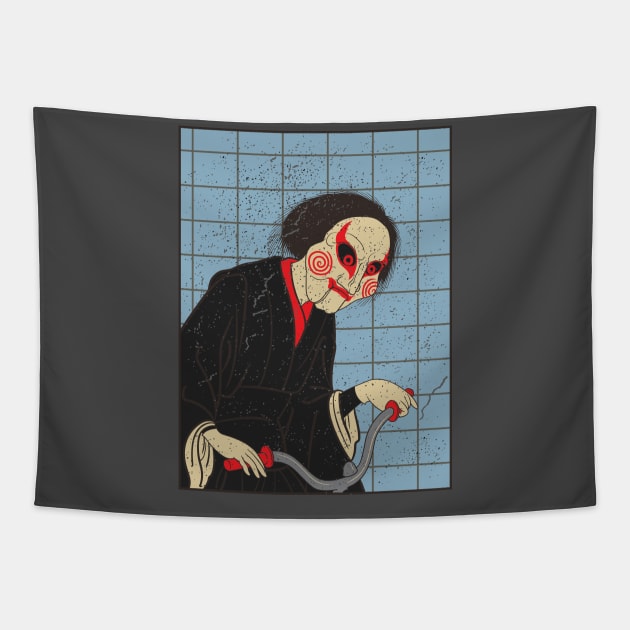 Billy Ukiyo-e Tapestry by leynard99