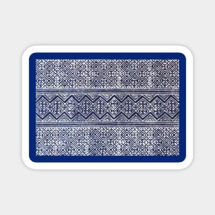 Khajua Indigo – Sacred Geometry of the Hmong Spirit Magnet