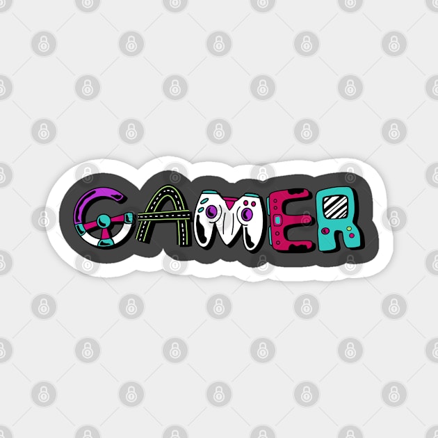 Gamer Magnet by aaallsmiles