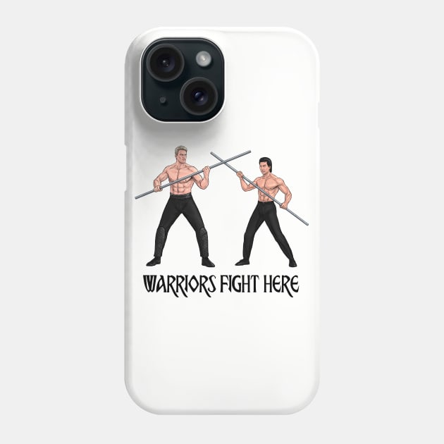 Warriors Fight Here Phone Case by PreservedDragons