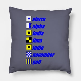 Nautical Flags Pillow