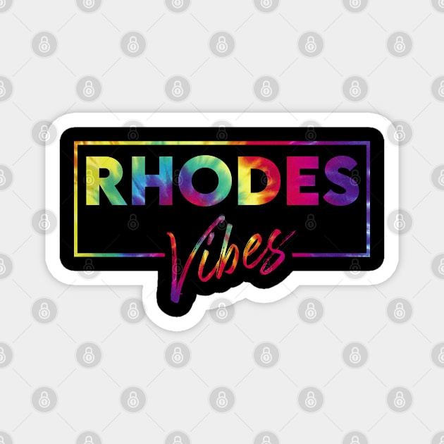 Rhodes design for friends who love to travel Magnet by SerenityByAlex