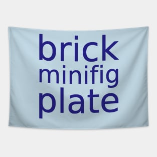 brick minifig plate Tapestry