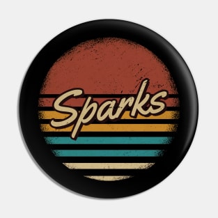 Sparks Retro Pin