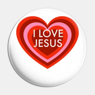 I love Jesus Pin