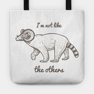 Unusual Sheep Bear Racoon Animal Tote