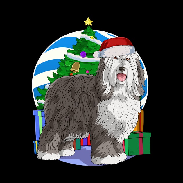 Bearded Collie Dog Christmas Tree Decoration by Noseking