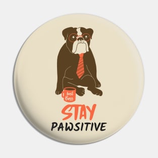 STAY PAWSITIVE Pin