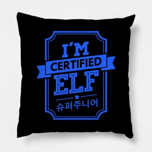 I'M CERTIFIED SUPER JUNIOR ELF Pillow