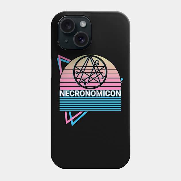 Necronomicon Horror Necronomicon Monster Lovecraftian Retro Gift Phone Case by Alex21