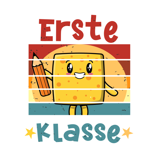 1. Klasse Kawaii Erste Klasse Schulbeginn T shirt by chilla09