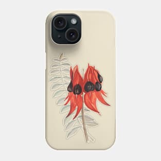 Sturt Desert Pea Phone Case