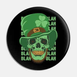 Skull Saint Patrick Day Shirt Happy St Patty's Day. Pin