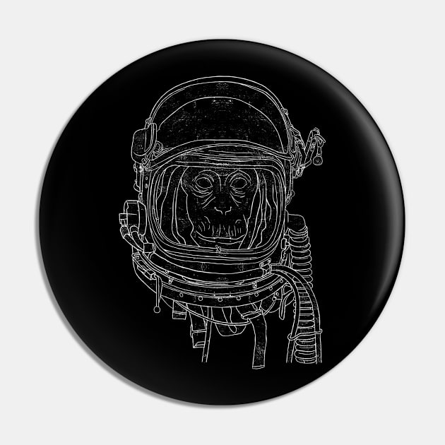 Cosmic Ape Pin by eriksandisatresa